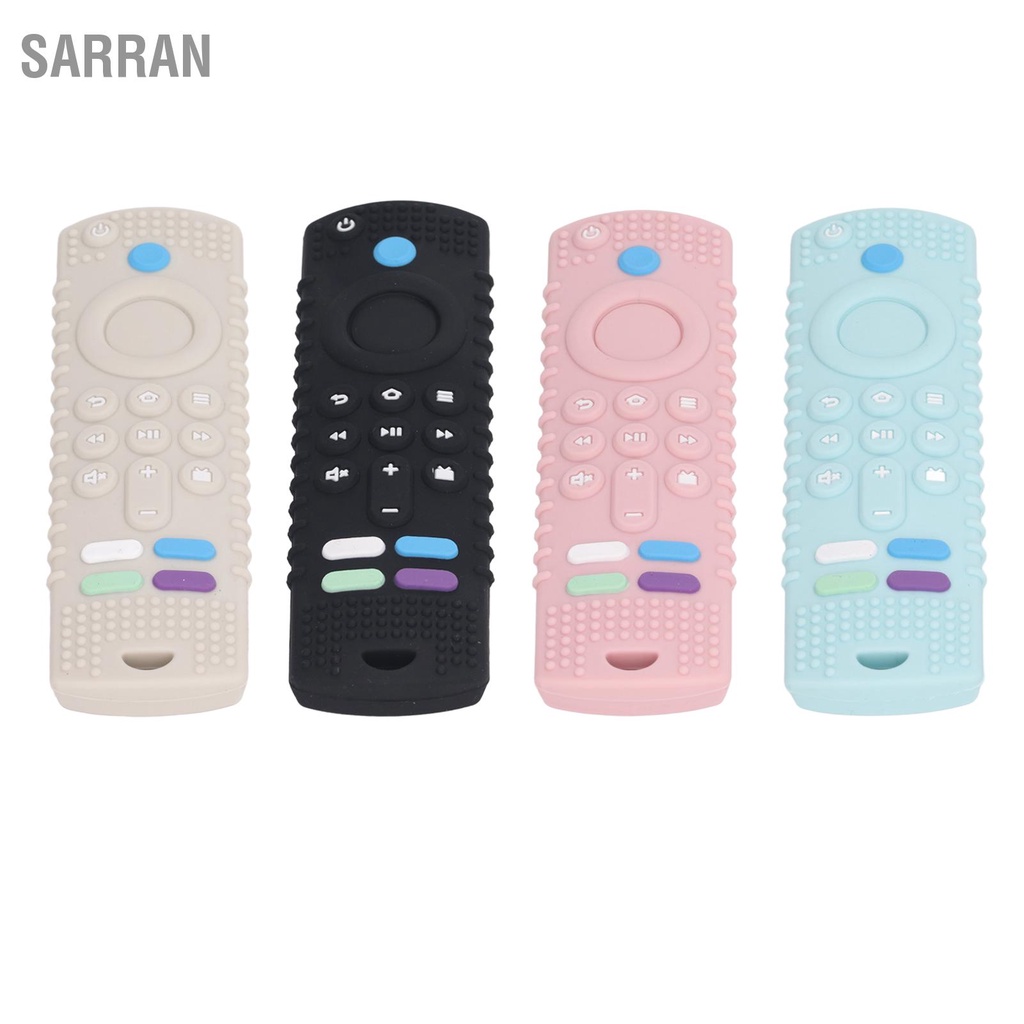 sarran-ยางกัดซิลิโคลน-ยางกัดรีโมท-ที่กัดเด็ก-รีโมทคอนโทรล-baby-ยางกัดจำลองสูงปุ่มต่างๆ-gum-นวดซิลิโคนอ่อนของเล่นยางกัด