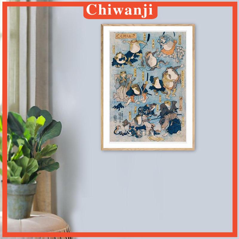 chiwanji-โปสเตอร์ติดผนัง-รูปกบ-ไร้กรอบ-สําหรับห้องน้ํา