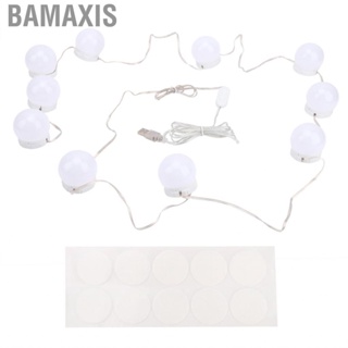 Bamaxis Mirror Light Kit Stick on USB Dimmable Makeup Strip with 10Light Bulbs