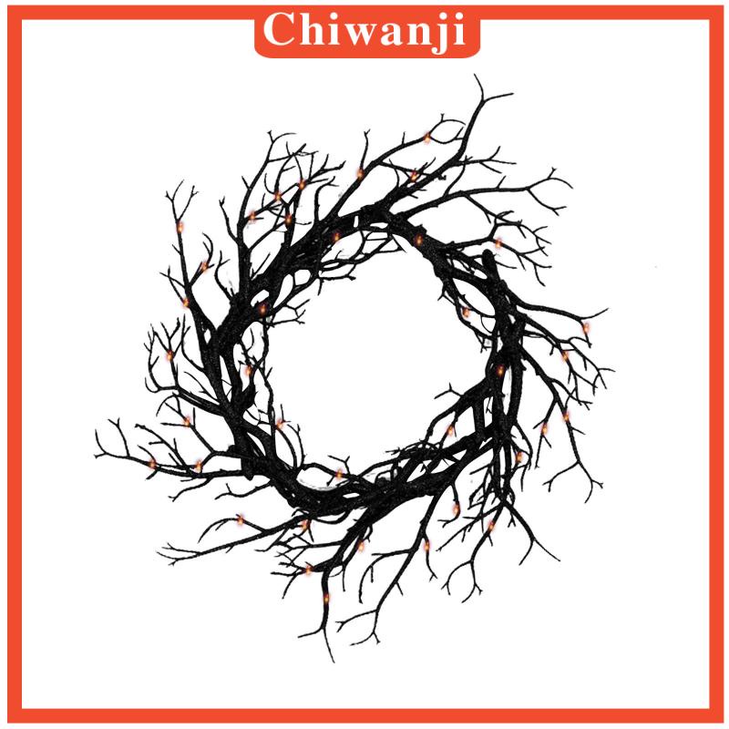 chiwanji-พวงหรีดฮาโลวีน-17-นิ้ว-สําหรับตกแต่งประตู-หน้าต่าง-คาเฟ่