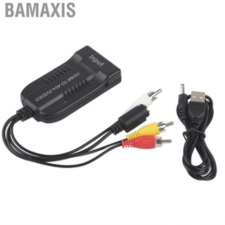 Bamaxis Video Converter  Small HD Multimedia Interface To Male Adapter for TV DVD Recorder