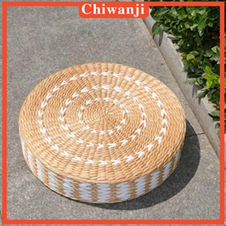 [Chiwanji] เบาะนั่งทาทามิ แบบฟาง สําหรับเล่นโยคะ ในร่ม