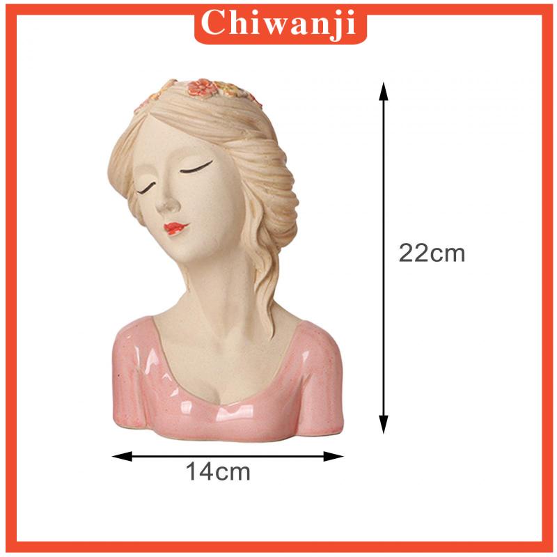 chiwanji-กระถางต้นไม้เซรามิค-ลายการ์ตูนเด็กผู้หญิง-สําหรับตกแต่งบ้าน-ห้องนั่งเล่น-สวน-โต๊ะ-ในบ้าน-นอกบ้าน