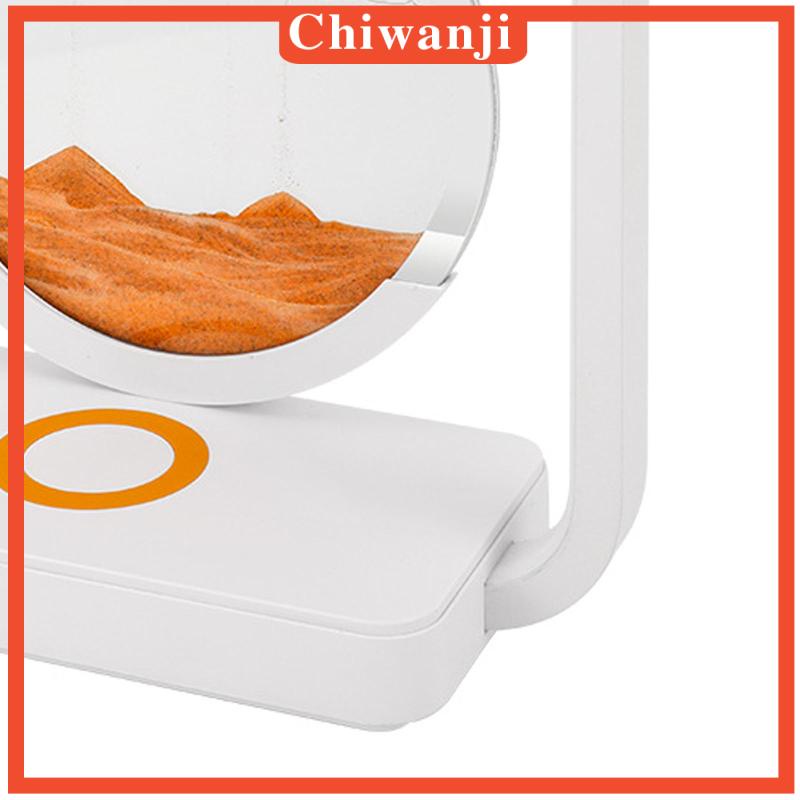 chiwanji-โคมไฟตั้งโต๊ะ-ทรายไหล-พอร์ต-usb-สําหรับตกแต่งบ้าน