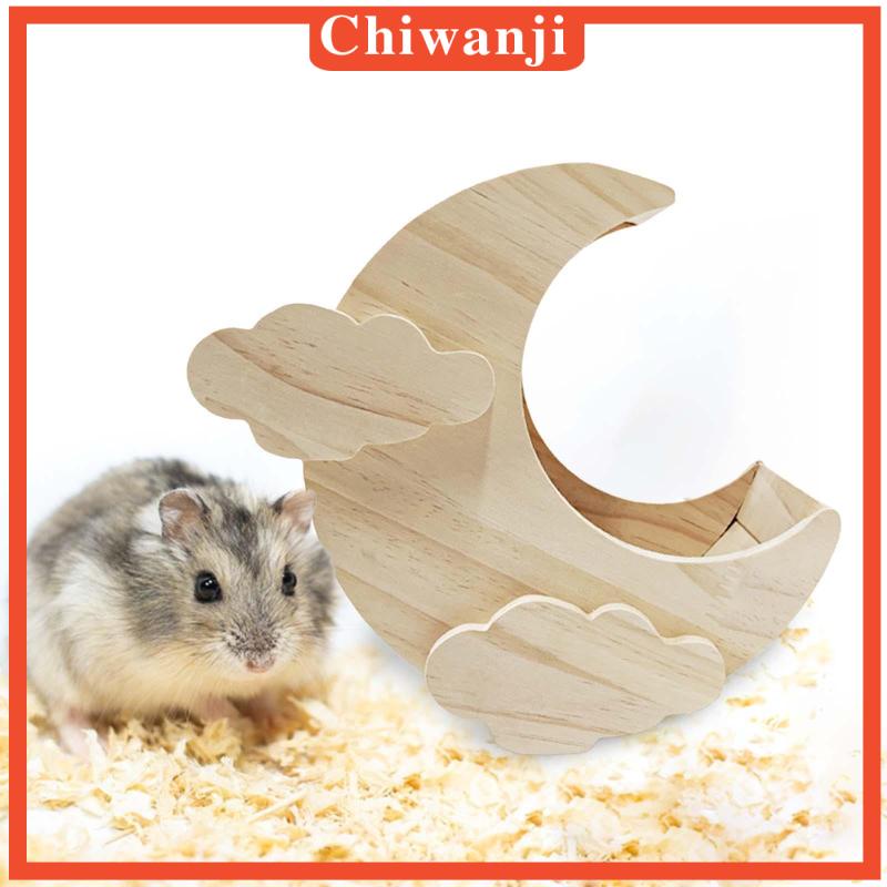 chiwanji-ของเล่นบ้านหนูแฮมสเตอร์-ปราสาทกระต่าย-ทําจากไม้-สําหรับหนูแฮมสเตอร์