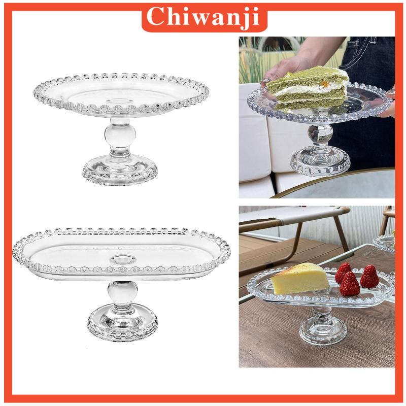 chiwanji-ถาดแก้วใส่อาหาร-ผลไม้-บุฟเฟ่ต์-สําหรับเค้ก-ขนมหวาน-งานแต่งงาน