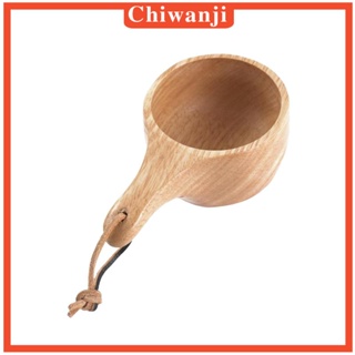 [Chiwanji] แก้วมักไม้ สําหรับตั้งแคมป์ เดินป่า ปิกนิก แบกเป้