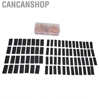 Cancanshop Brass Terminal 140Pcs Efficient Wire Lugs With Heat Shrink Tubing