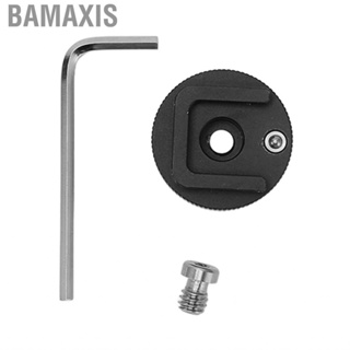 Bamaxis 1/4in Cold Shoe Mount Adapter  Durable  Drop Double Sided Switch 1/4 in Screw Hole for