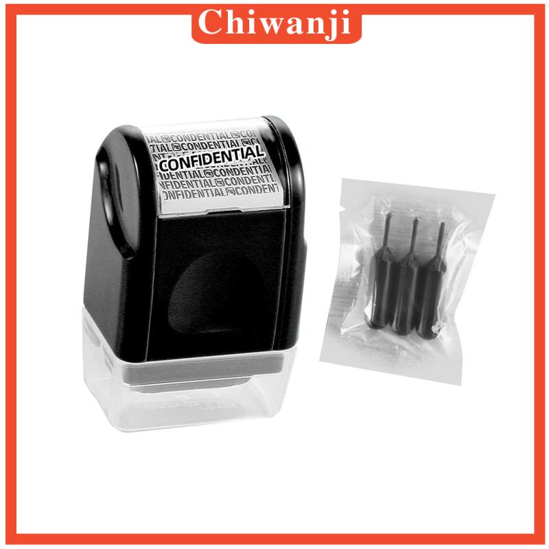 chiwanji-ลูกกลิ้งซีล-ป้องกันความเป็นส่วนตัว-พร้อมไส้เติม-3-ชิ้น
