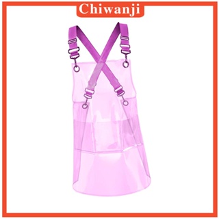 [Chiwanji] ผ้ากันเปื้อน TPU แบบใส สวมใส่สบาย แฟชั่น สําหรับร้านดอกไม้ บาร์
