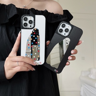 Casetify เคสโทรศัพท์มือถือ ซิลิโคน ชุบกระจก ลาย Ghost สําหรับ เคสไอโฟน IPhone 13 Mini 14 Pro Max 11 12 Pro Max X Xr Xs Max 14 Plus 15 Pro Max Case