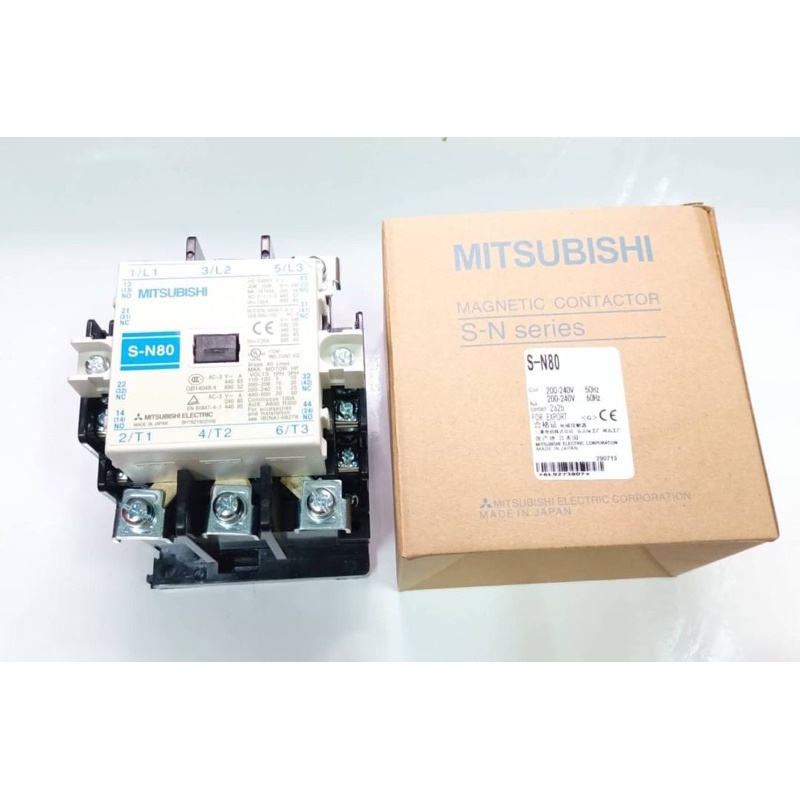 สุดคุ้ม-ปี23แพ็กเกจใหม่-แมกเนติก-mitsubishi-sn80-s-n80-220vac-ของใหม่-ออกบิลได้