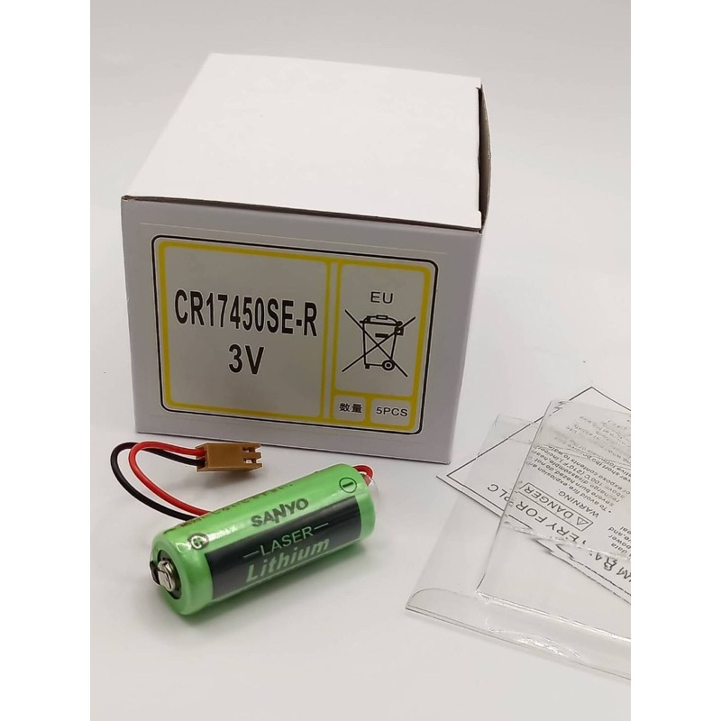 Batterie CR17450E-R 3V Pour CNC Fanuc - Compatible 16i, 18i, 21i, Le Blonde 77