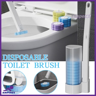 แปรงขัดห้องน้ำแบบอัพเกรด Simple Household Toilet Brush แปรงขัดห้องน้ำแบบใช้แล้วทิ้ง -AME1 -AME1