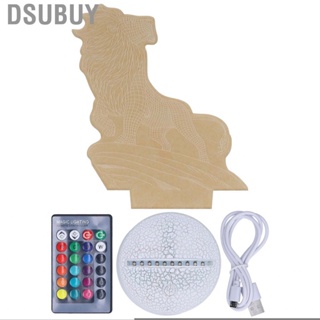Dsubuy Animals Night Lamp USB 3D Light 5 Levels Of Brightness With
