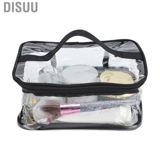 Disuu PVC Toiletry Bag  Transparent Portable Travel Hand Carrying Storage