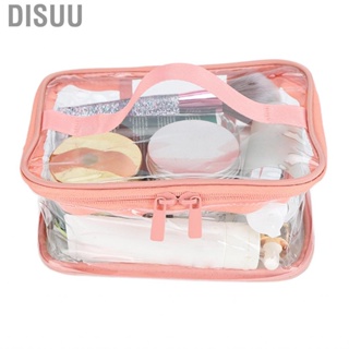 Disuu Clear Toiletry Bag Travel Cosmetic Makeup PVC Storage Portable Transp WP