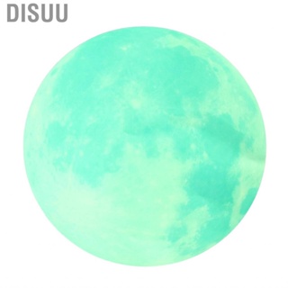Disuu Cyan Green Light Moon Fluorescent Wall  Self-Adhesive Decorative
