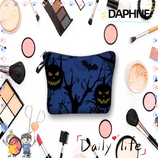 Daphne กระเป๋าเครื่องสําอาง กระเป๋าโท้ท มีซิป พิมพ์ลาย แบรนด์เนม สําหรับผู้หญิง