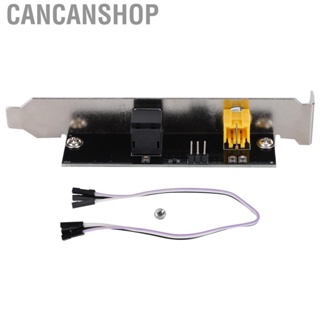 Cancanshop Digital  Baffle Universal Motherboard SPDIF Fiber Coaxial Gold‑Plated Interface DTSAC3LPCM