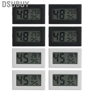 Dsubuy 4PCS Mini Embedded Digital Temperature Humidity Meters Gauge Indoor