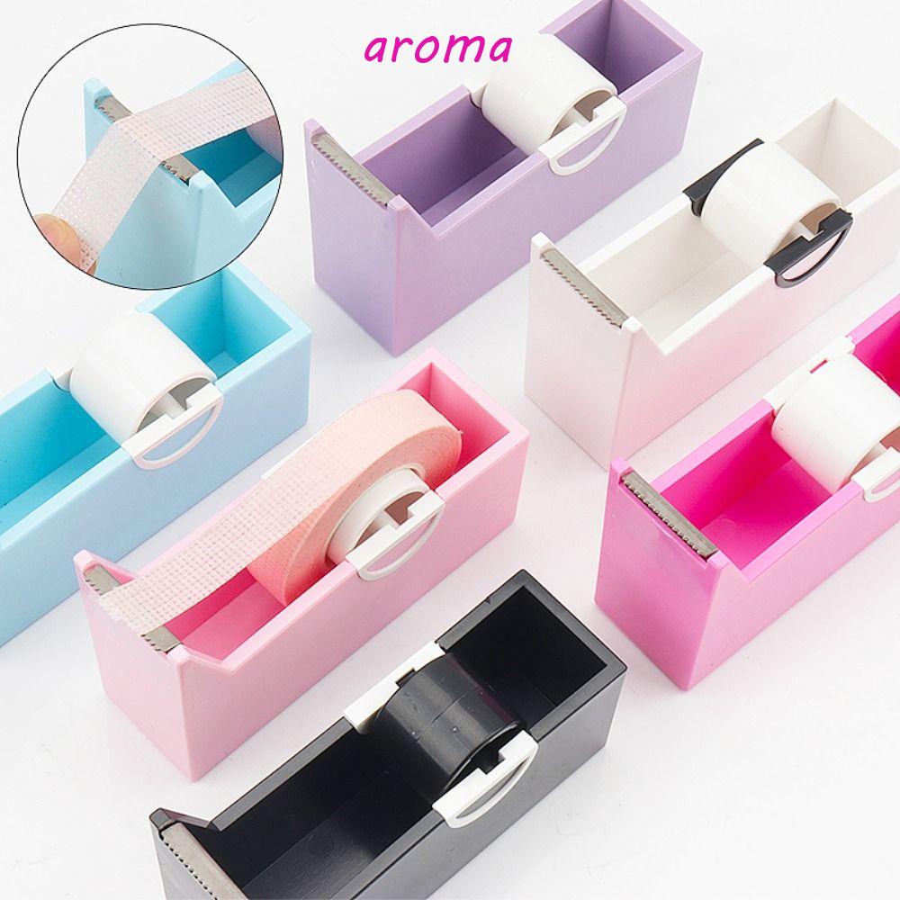 aroma-แท่นตัดเทปกาวติดขนตาปลอม-pe-หลากสีสัน-diy-สําหรับผู้หญิง