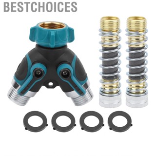 Bestchoices 2 Way Y Hose Connector For Garden Water  Splitter  Bending Joints Set