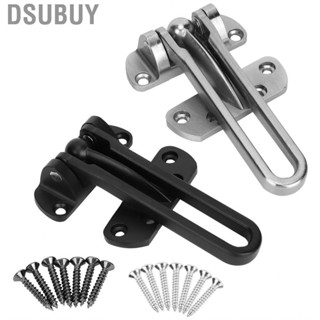 Dsubuy Stainless Steel ‑Theft Lock Buckle Security Guard Door Safety Latch