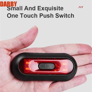 Darby ไฟท้าย LED กันน้ํา ชาร์จ USB สําหรับตกแต่งหมวกกันน็อค รถจักรยานยนต์