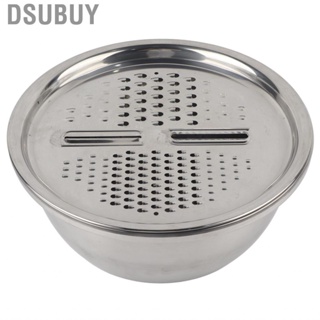 Dsubuy Kitchen Grater Set Bowl Multi‑use Stainless Steel Drain Basin Rice Washin US