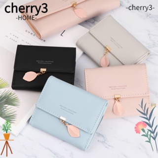 Cherry3 กระเป๋าสตางค์ กระเป๋าใส่เหรียญ ขนาดเล็ก อเนกประสงค์ สําหรับผู้หญิง 2021