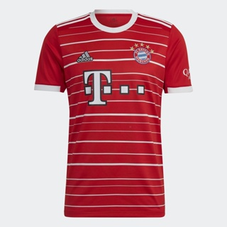 adidas ฟุตบอล เสื้อฟุตบอลชุดเหย้า FC Bayern 22/23 ผู้ชาย สีแดง H39900