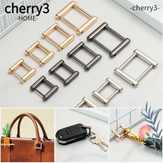 Cherry3 หัวเข็มขัดโลหะ ทรงสี่เหลี่ยมผืนผ้า ถอดออกได้ สําหรับกระเป๋าหนัง