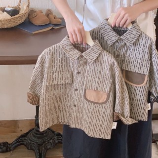 【90-140 ซม.】เสื้อแจ็กเก็ตคาร์ดิแกน สองสี สไตล์เกาหลี แฟชั่นฤดูใบไม้ร่วง และฤดูหนาว สําหรับเด็ก