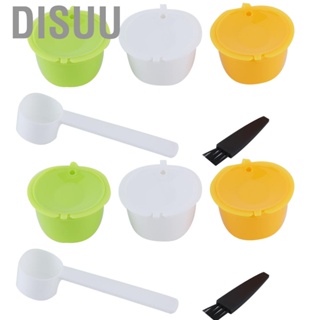 Disuu 2Set Refillable Coffee  Reusable Filter Cup With Brush  Se ZI