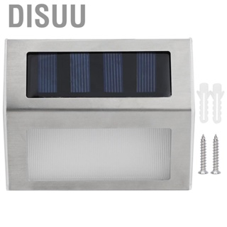 Disuu Solar Step Lights Outdoor Stair   Wall Lamp For Stairway HG