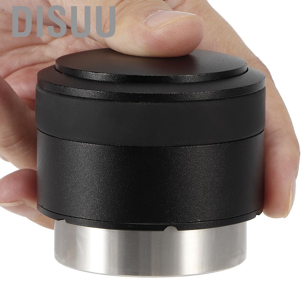 disuu-51mm-coffee-tamper-stainless-steel-power-distributor-leveler-tool-making-accessory-black