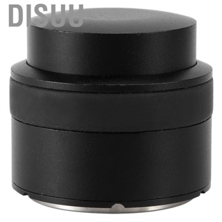 Disuu 51mm Coffee Tamper  Stainless Steel Power Distributor Leveler Tool Making Accessory Black