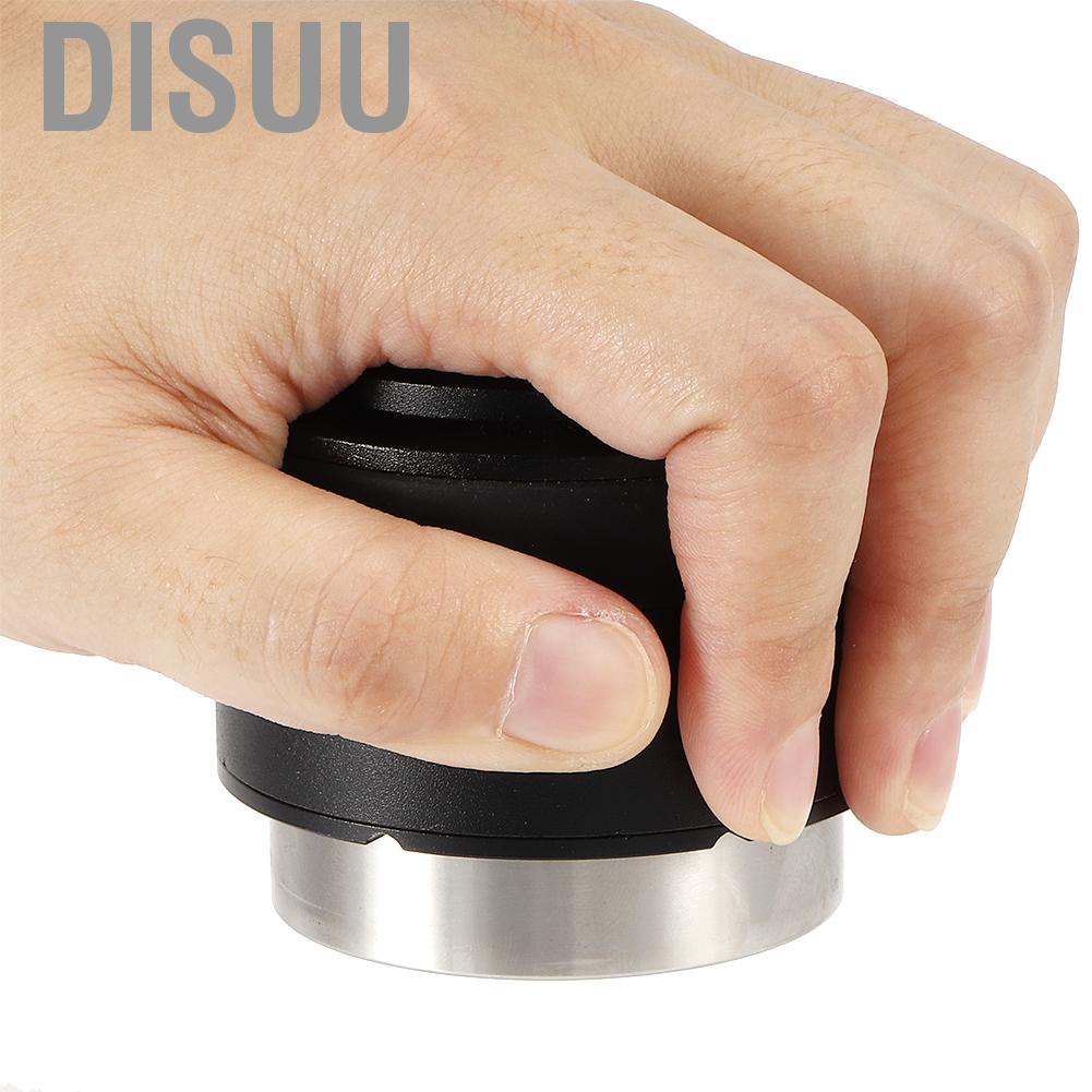disuu-51mm-coffee-tamper-stainless-steel-power-distributor-leveler-tool-making-accessory-black