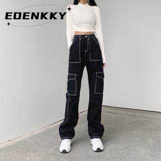 EOENKKY  กางเกงขายาว กางเกงเอวสูง สไตล์เกาหลี แฟชั่น 2023 NEW  สบาย คุณภาพสูง fashion ins MO22129 36Z230909