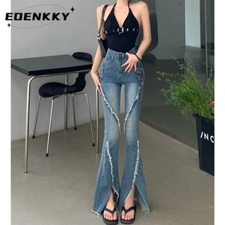 EOENKKY  กางเกงขายาว กางเกงเอวสูง สไตล์เกาหลี แฟชั่น 2023 NEW  ทันสมัย สวยงาม Chic ทันสมัย A23L01C 36Z230909
