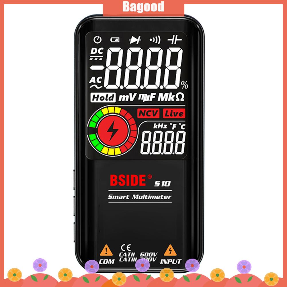 bagood-พร้อมส่ง-เครื่องมัลติมิเตอร์ดิจิทัล-bside-s10-s11-9999-counts-ac-dc-ncv-au