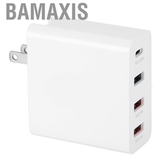 Bamaxis US Plug Voltage 100240V 48W 4 Ports Fast Charging Smart USB PD18w QC3.0