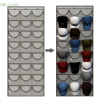 ❉ Folklore ชั้นวางหมวกเบสบอล แบบใส 24 ช่อง สําหรับติดผนัง ประตู