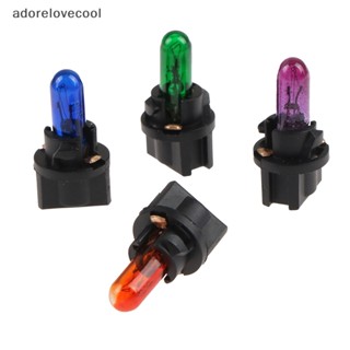 Adth หลอดไฟ Led T5 5 W1.2W สําหรับติดแดชบอร์ดภายในรถยนต์ 10 ชิ้น