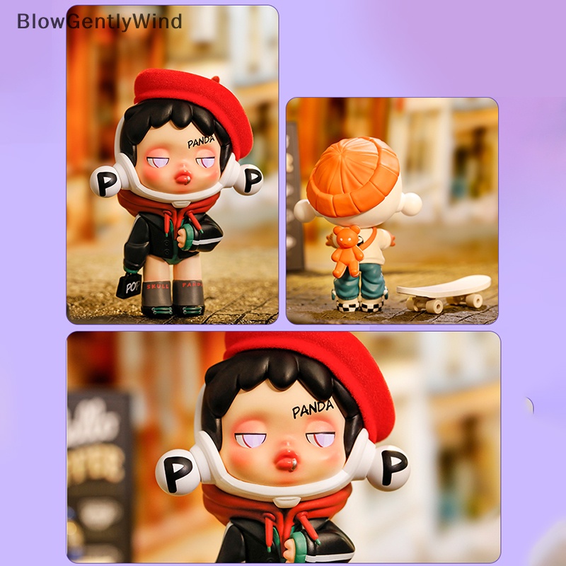 blowgentlywind-กล่องสุ่ม-ฟิกเกอร์กะโหลกแพนด้า-ของเล่นสําหรับเด็ก