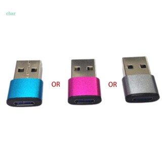 Char อะแดปเตอร์แปลงสายชาร์จ Usb Type A ตัวผู้ เป็น Usb Type c ตัวเมีย Type-c สําหรับ iph