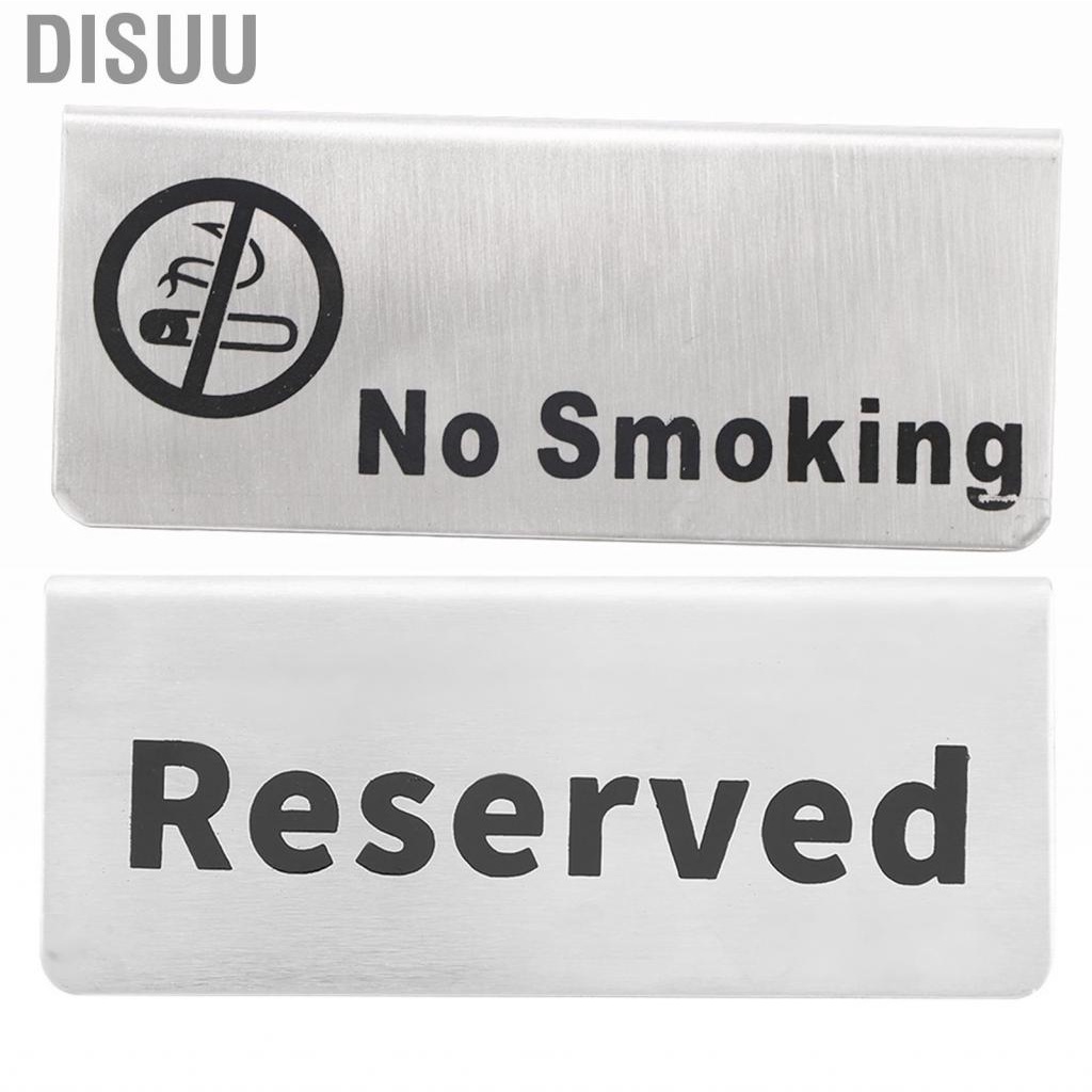 disuu-table-sign-stainless-steel-double-sided-english-letters-marks-convenient-to-store-for-restaurant-hotel-bar-pub