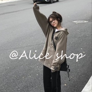 Alice  เสื้อผ้าผู้ญิง แขนยาว เสื้อฮู้ด คลุมหญิง สไตล์เกาหลี แฟชั่น  ทันสมัย Unique ins สวย A28J127 36Z230909